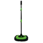 Nezeno Car Wash Brush with Long Handle Chenille Microfiber Car Wash Mop Mitt Kit Car Detailing Brush Cleaning Kit Window Squeegee Car Duster Drying Towels Tire Brush for Cars RV Truck Boat