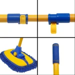 Upgrade Car Wash Brush with Long Handle Car Cleaning Brush Kit Scratch-Free Replacement Head & Hose Attachment for Effective Car Washing - Image 4