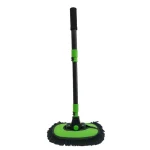 Nezeno Car Wash Brush with Long Handle Chenille Microfiber Car Wash Mop Mitt Kit Car Detailing Brush Cleaning Kit Window Squeegee Car Duster Drying Towels Tire Brush for Cars RV Truck Boat