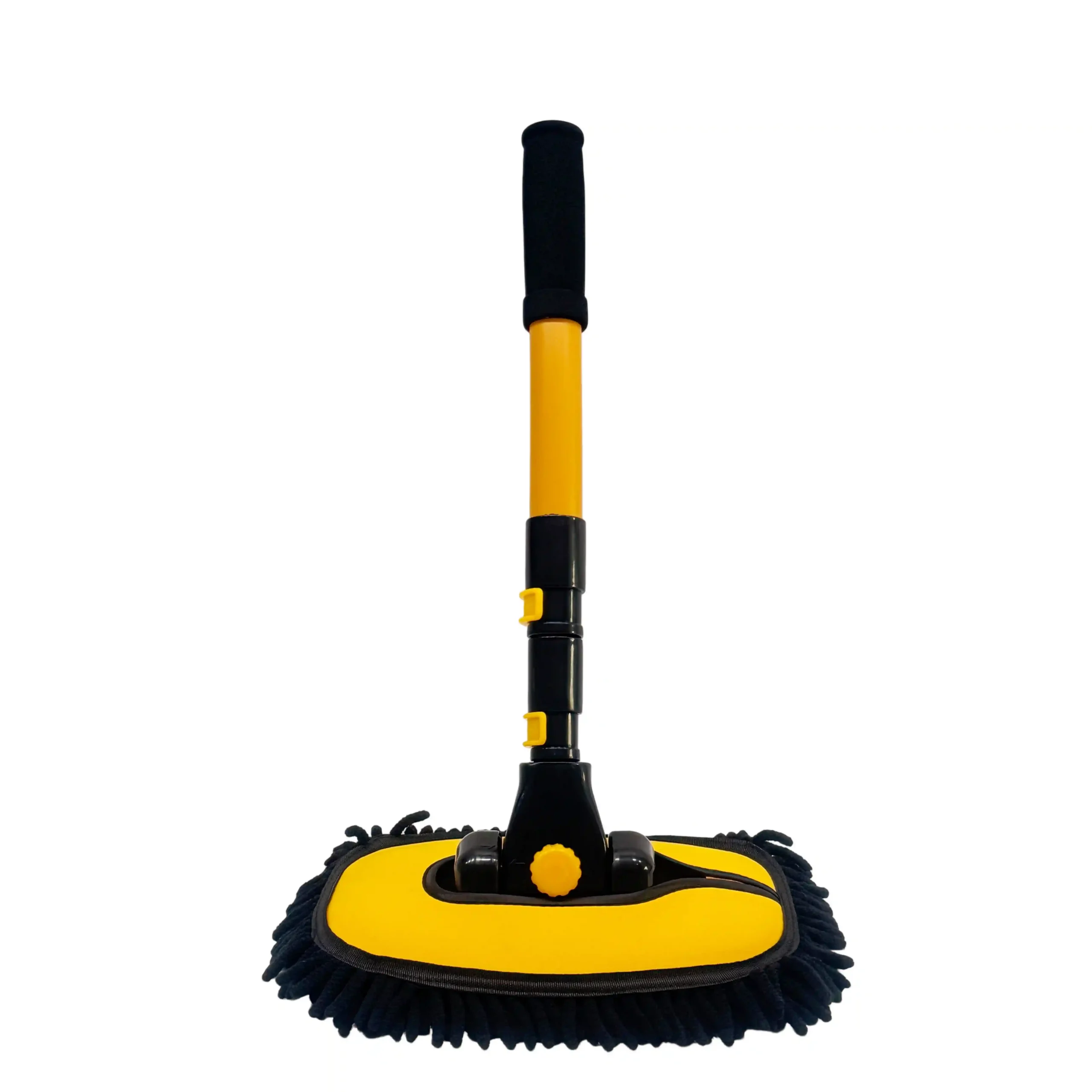 微信图片_20260126161434_581_2 15° Curved Car Cleaning Brush with Telescopic Handle 43" Aluminum Alloy Long Rod Wash Mop For Washing Caravan Van Truck Boat RV Roof Soft Chenille Head Duster Clean Product Not Hurt Paint Scratch - Image 1