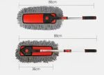 93cm Extendable Chenille Microfiber Car Duster, 2-Stage Handle, 180° Rotating Head with Storage Case - Image 3