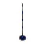 15° Rotating Car Wash Brush with Telescopic Handle, 43″ Aluminum Alloy Long Rod Mop for Car, SUV, Van, Truck, Boat, RV Roof – Soft Chenille Head, Scratch-Free - Image 2