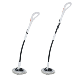 15° Rotating Car Wash Brush with Telescopic Adjustable Handle, 47″ Long Rod Mop for Car, SUV, Van, Truck, Boat, RV Roof – Soft Chenille Head, Scratch-Free, Easy Reach & Efficient Cleaning - Image 2