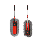 93cm Extendable Chenille Microfiber Car Duster, 2-Stage Handle, 180° Rotating Head with Storage Case - Image 2